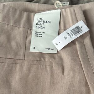 Wilfred The Limitless Linen Pant in light beige